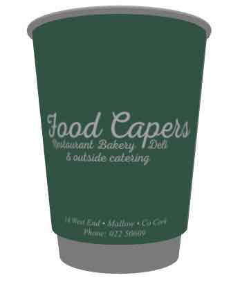 FOOD CAPERS 12OZ DW PE CUP X500